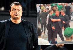 Panathinaikos'ta Ergin Ataman çılgına döndü! Hakemler sakinleştirdi