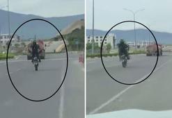 8 saniyelik şovun faturası ağır oldu! Motosiklet sürücüsüne dudak uçuklatan ceza