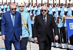 Cumhurbaşkanı Erdoğan Külliye’de Cezayir Cumhurbaşkanı Tebbun’u resmi törenle karşıladı
