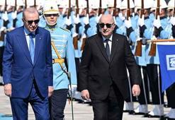 Cumhurbaşkanı Erdoğan Külliye’de Cezayir Cumhurbaşkanı Tebbun’u resmi törenle karşıladı