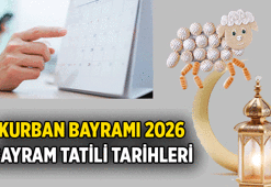 Kurban Bayramı tam ne zaman başlıyor, 1.2.3.4. günü hangi tarihler ve hangi günler? 9 Günlük Bayram tatili ne zaman başlıyor, ne zaman bitiyor?