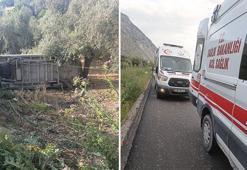 Manisa’da işçi servisi tarlaya uçtu! Çok sayıda yaralı var