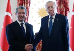 Cumhurbaşkanı Erdoğan, IKBY Başbakanı Mesrur Barzani'yi kabul etti