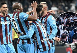 Süper Lig'de sezonun son derbisinde Trabzonspor deplasmanda Beşiktaş'ı mağlup etti!