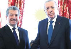 Erdoğan, IKBY Başbakanı Barzani’yi kabul etti: İstanbul’da sürpriz buluşma