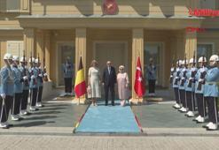 Cumhurbaşkanı Erdoğan, Belçika Kraliçesi Mathilde’yi Vahdettin Köşkü’nde ağırladı