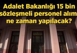 ADALET BAKANLIĞI PERSONEL ALIMI 2026: Adalet Bakanlığı sözleşmeli personel alımı ne zaman, şartları neler? 2026 Adalet Bakanlığı 15 bin personel alımı başvuru detayları...