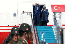 Cumhurbaşkanı Erdoğan, Kazakistan'a gitti