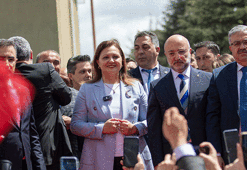 CHP'den AK Parti'ye geçen Afyonkarahisar Belediye Başkanı Burcu Köksal’a mehterli karşılama