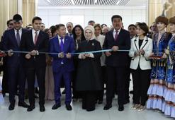 Emine Erdoğan, Kazakistan'da Sıfır Atık Eğitim Laboratuvarı'nın açılışını yaptı