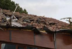 Eskişehir'de yıldırım dehşeti! Caminin minaresi yıkıldı, imam yaralandı