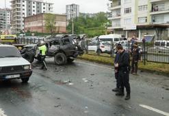 Karadeniz Sahil Yolu’nda can pazarı! Takla atarak havalandı karşı şeritteki aracın üzerine çakıldı: 1 ölü, 7 yaralı