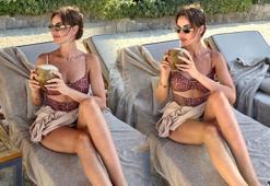 Sezonu erken açtı! Fahriye Evcen'den yaz paylaşımı