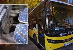 İETT otobüsünde şoke eden olay! İnşaat demiri otobüsün altını deldi, yolcu yaralandı