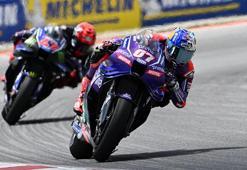 MotoGP Katalonya yarışına kazalar damga vurdu! Toprak Razgatlıoğlu aldığı puanı kaybetti