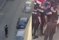 Aydın'da samuray kılıcıyla sokağa çıkan genç kız dehşet saçtı