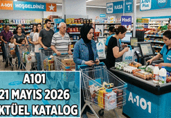 SAYFALARCA A101 21 MAYIS AKTÜEL KATALOĞU 📢 A101 Aktüel: Badana boyası, Bluetooth Hoparlör, No-Frost Buzdolabı, Çeyiz Seti ve diğer ürünler ve fiyat aralığı