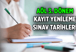 AÖL KAYIT YENİLEMESİ VE TARİH ARALIKLARI || Açık lise 3. Dönem sınavları ne zaman uygulanacak?