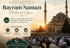 BAYRAM NAMAZI VAKİTLERİ! KURBAN BAYRAMI NAMAZI SAAT KAÇTA KILINACAK? İstanbul-Ankara-İzmir-Bursa-Gaziantep-Antalya-Adana, Diyarbakır-Kayseri bayram namazı saatleri...