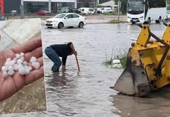 Peş peşe gelen sağanak uyarılarının ardından cadde ve sokaklar göle döndü!