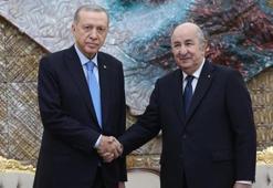 Cumhurbaşkanı Erdoğan Cezayir Cumhurbaşkanı Tebbun ile görüştü!