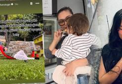 Neslihan Atagül'den bayram paylaşım! Kalabalıktan kaçıp bakın nereye sığındı