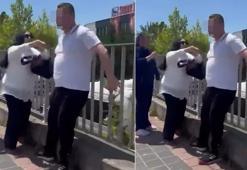 Sokak ortasındaki kadına şiddete kadın müdahalesi anbean kamerada!