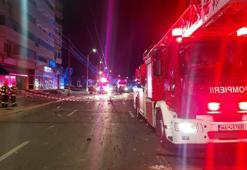 Romanya'da bir apartmana Rus İHA'sı düştü: 2 yaralı