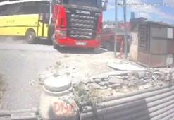 Beylikdüzü’nde korku dolu anlar! Freni boşalan İETT otobüsü kontrolden çıktı