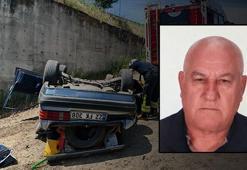 Tekirdağ’da feci kaza! Kontrolden çıkan araç yaklaşık 3 metrelik menfeze savruldu: Sürücü hayatını kaybetti