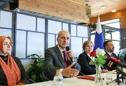 TBMM Başkanı Kurtulmuş, Finlandiya'da Türk ve Tatar toplumu temsilcileriyle bir araya geldi