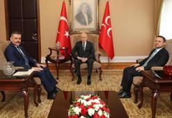 Bakanlar Çiftçi ve Gürlek, Bahçeli'yi ziyaret etti