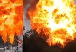 LPG tankeri bomba gibi patladı! 2 bin kişi tahliye ediliyor