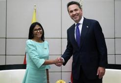 Masada iki kritik konu var! Bakan Bayraktar, Venezuela geçici Devlet Başkanı Rodriguez ile görüştü