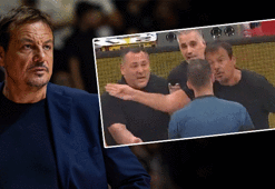 Panathinaikos'ta Ergin Ataman çılgına döndü! Sahaya girdi