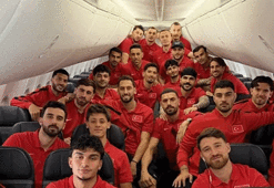A Milli Futbol Takımı'nın Kanada yolculuğu başladı