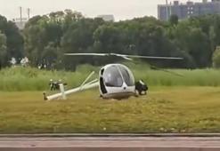 Acil iniş yapan helikopter kontrolden çıktı! Yaralılar var