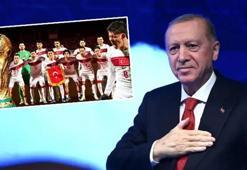 Cumhurbaşkanı Erdoğan A Milli Futbol Takımı'na video mesajla başarı diledi