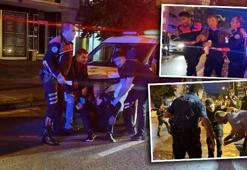Kızını rahatsız eden gencin kulağını kesip boğazına bıçak dayadı! Polisin çıplak elle müdahalesi büyük faciayı önledi