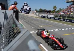 Formula 1 İspanya GP: Lewis Hamilton Ferrari ile ilk galibiyetini aldı, Antonelli yarış dışı!