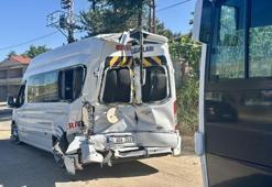 Kırşehir'de işçi servis midibüsü, minibüse çarptı: 42 yaralı