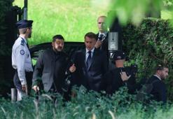 G7 Zirvesi'nde Macron ve Zelenskiy'den Trump dedikodusu! Mikrofon açık kaldı