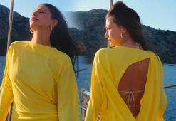 Demet Özdemir güzelliğiyle büyüledi! Tatil pozlarına beğeni yağdı