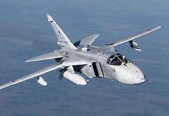 Ukrayna ordusuna ait Su-24M tipi bombardıman uçağı düştü