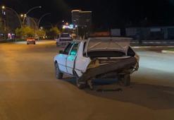 Yer: Çorum! Kazaya karışan sürücü aracını bırakıp kaçtı