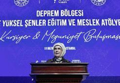 Emine Erdoğan, Şule Yüksel Şenler Vakfı'nın ‘Deprem Bölgesi Kursiyer ve Mezuniyet Buluşması’na katıldı