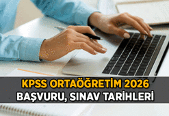 ÖSYM KPSS Ortaöğretim 2026 başvuru ve sınav tarihi ne zaman? KPSS Ortaöğretim sonuçları ne zaman açıklanacak?