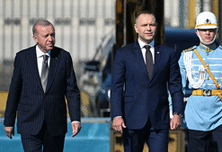 Cumhurbaşkanı Erdoğan, Polonya Cumhurbaşkanı Nawrocki'yi Külliye'de resmi törenle karşıladı