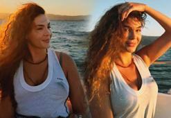 Instagram'dan peş peşe paylaştı! Ebru Şahin'in pozlarına beğeni yağmuru