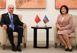 TBMM Başkanı Kurtulmuş, Bakü’de Gafarova ile görüştü